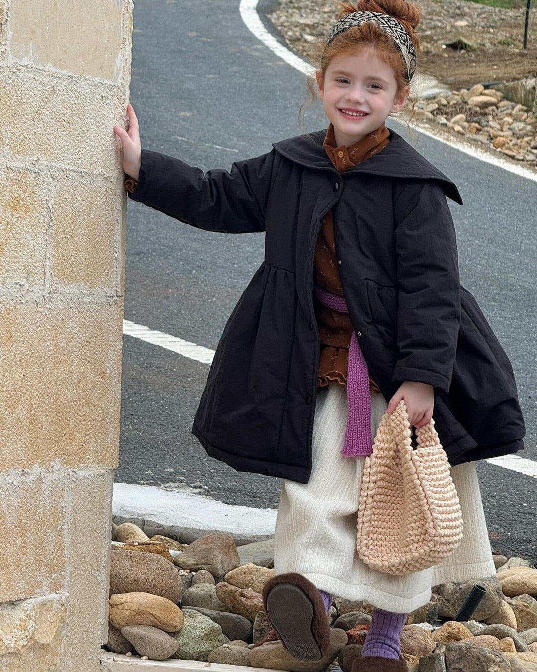 中綿Aラインジャケット