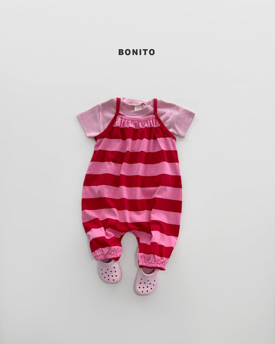 [BONITO]big border overall