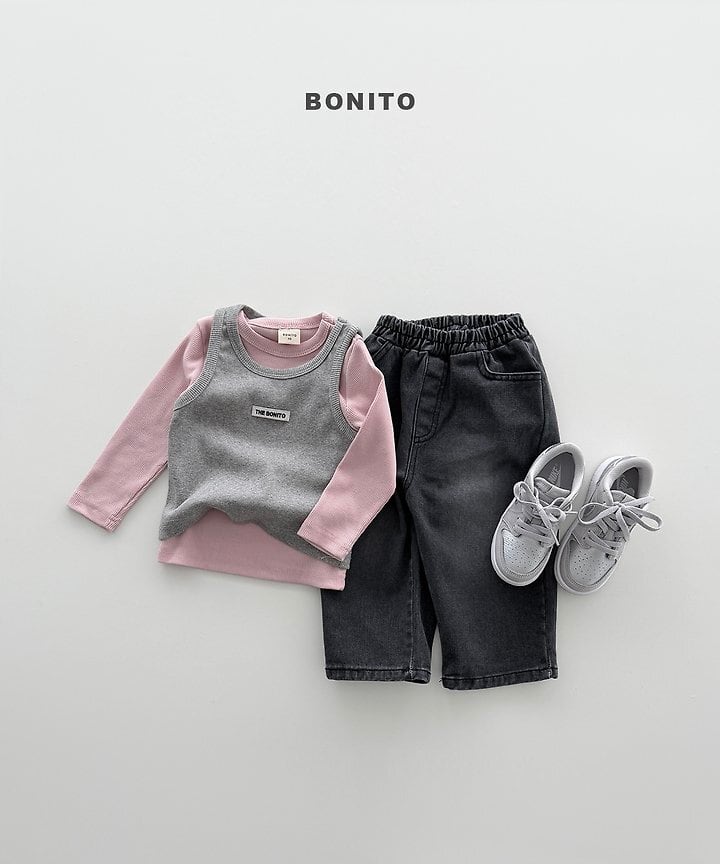 [BONITO]リブレイヤードノースリーブ