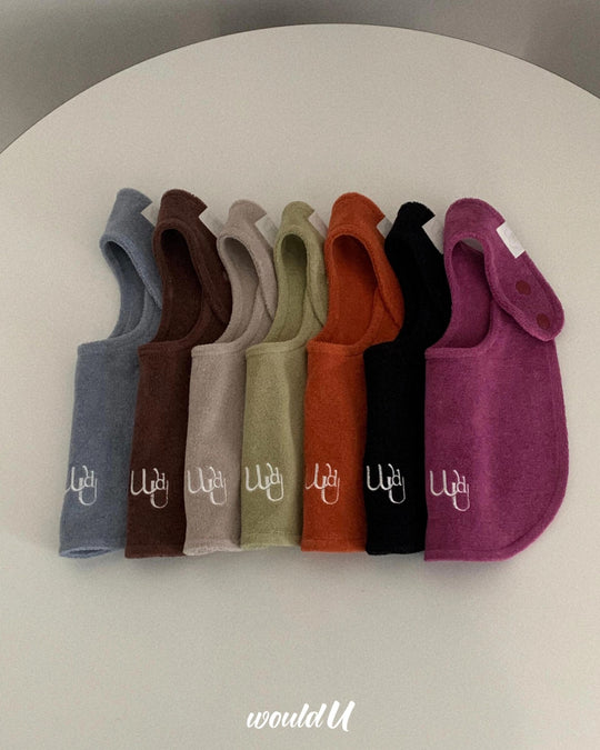 [would U]cloud terry bibs"16色"
