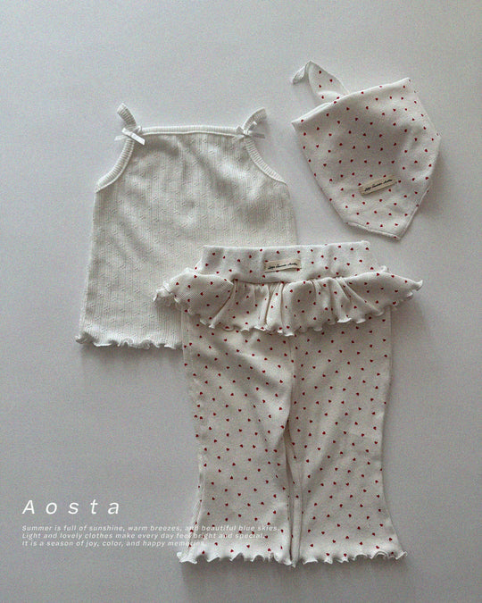 [aosta]kiki frill pants