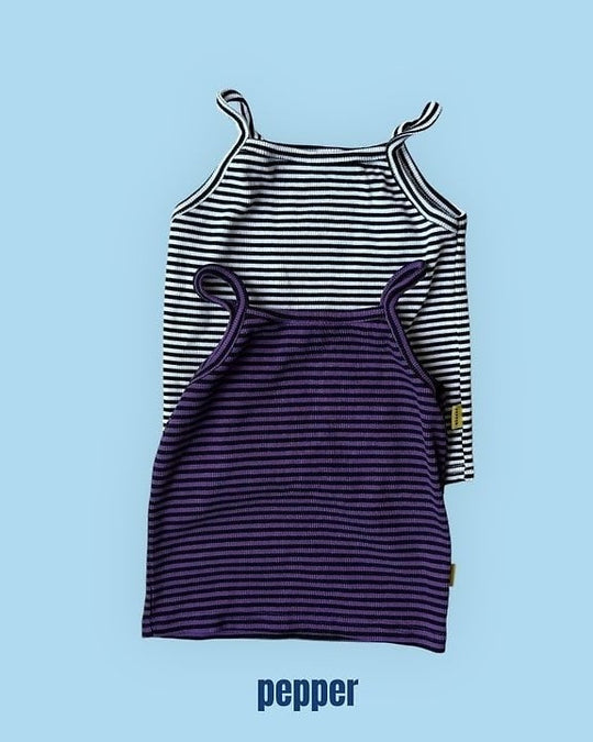 [pepper]mulberry striped camisole