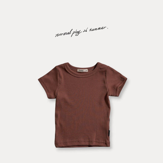 [NORMAL PLAY]soft slim short sleeve tee