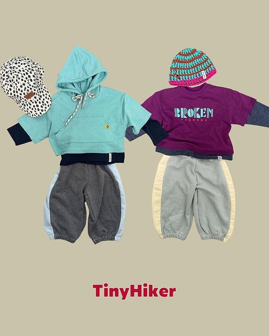 [TinyHiker]バディストライプジョガーPT