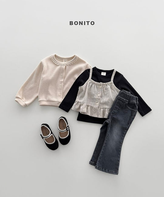 [BONITO]カラーリブT