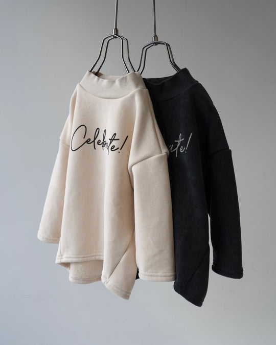 [nunu biel]plum裏起毛カットソー