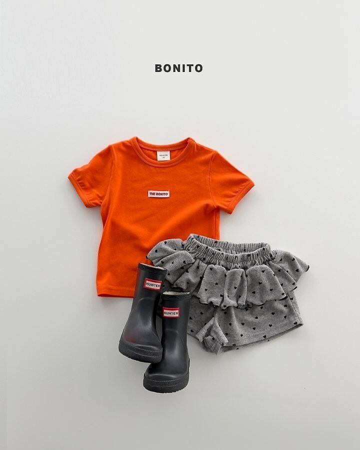 [BONITO]mini heart frill pants