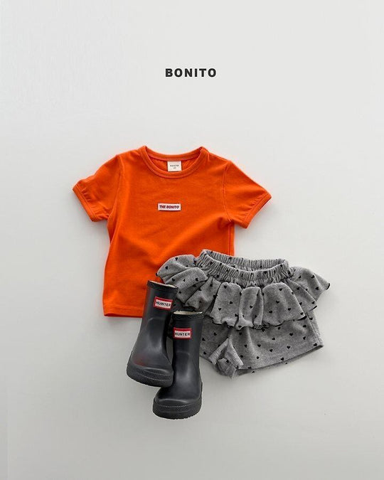 [BONITO]mini heart frill pants