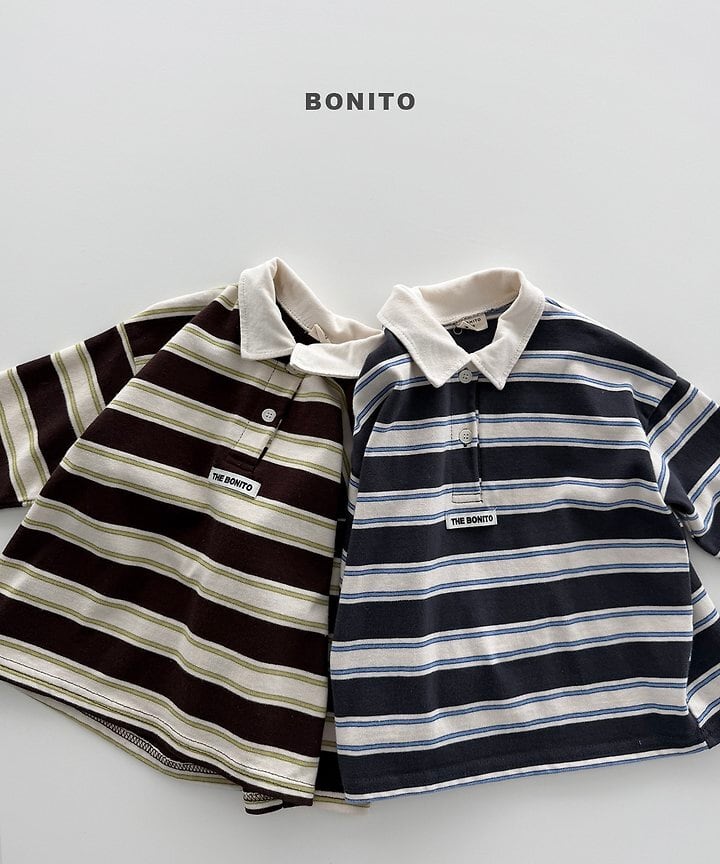 [BONITO]ボーダーカラーT