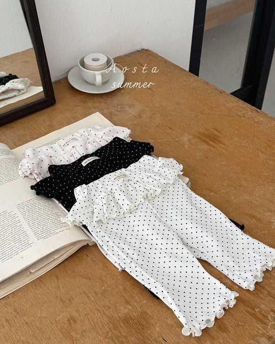 [aosta]kiki frill pants