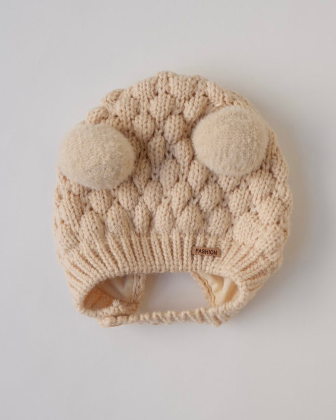 バブルニットくまさんボンネ