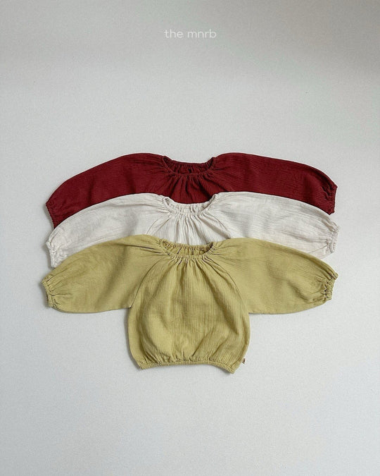 [minirobe]Balloon Blouse