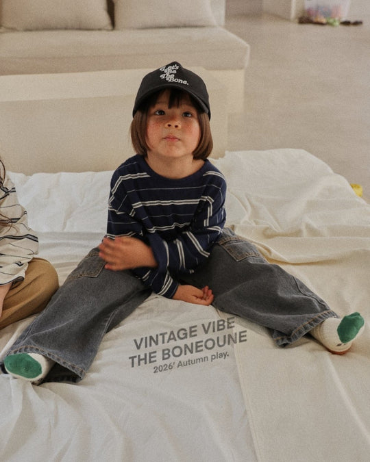 [BONEOUNE]ポケットカーゴデニム