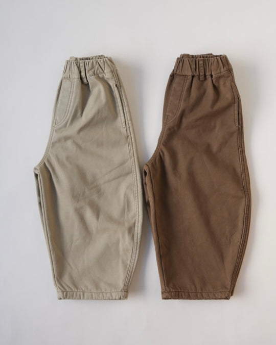 カーブ裏起毛パンツ