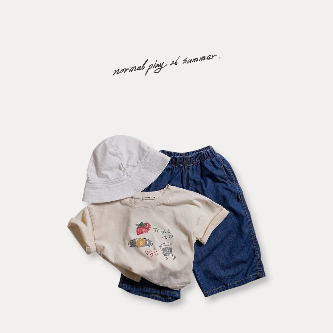 [NORMAL PLAY]egg short sleeve T