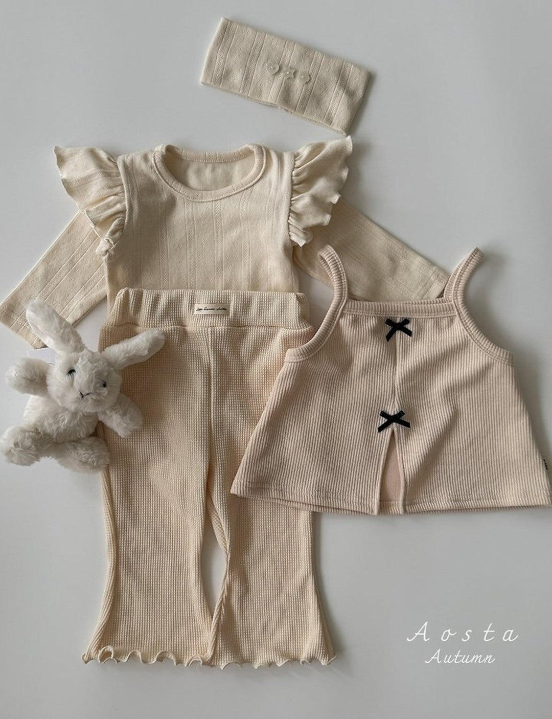 [AOSTA]Jelly Waffle Pants