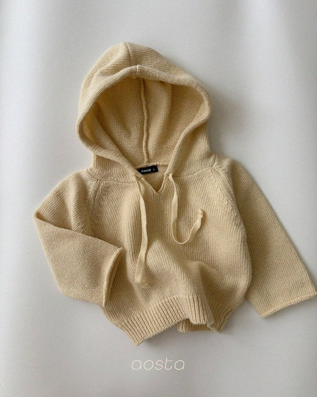 [AOSTA]Knit Cookie Hoodie