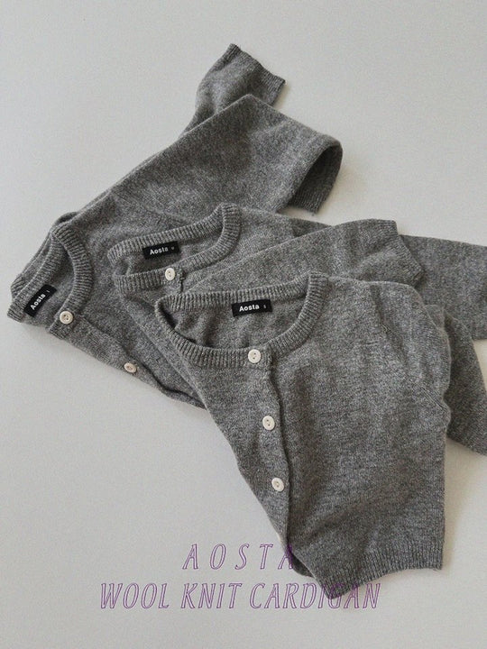 [AOSTA]Knit Cashmere Cardigan