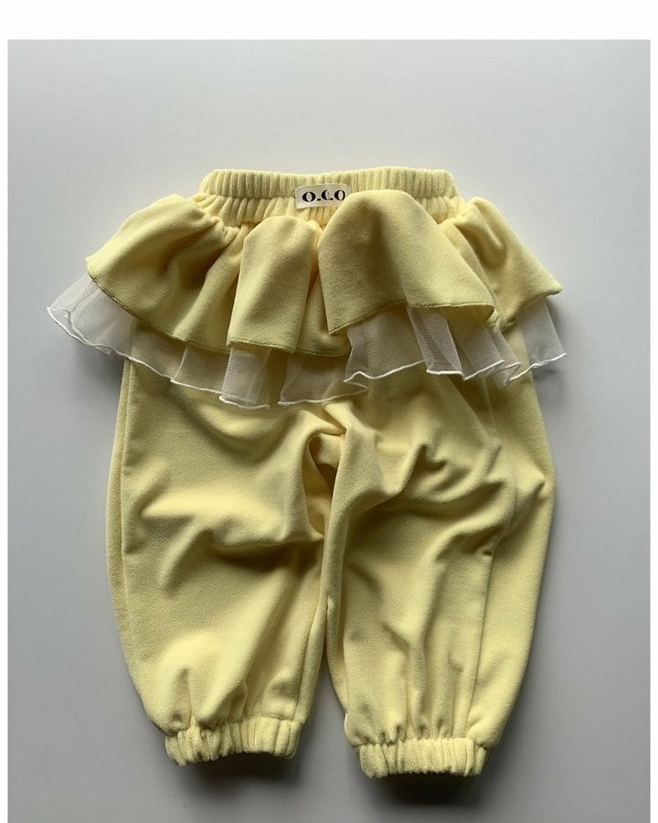 [O.O.O]novera frill pants