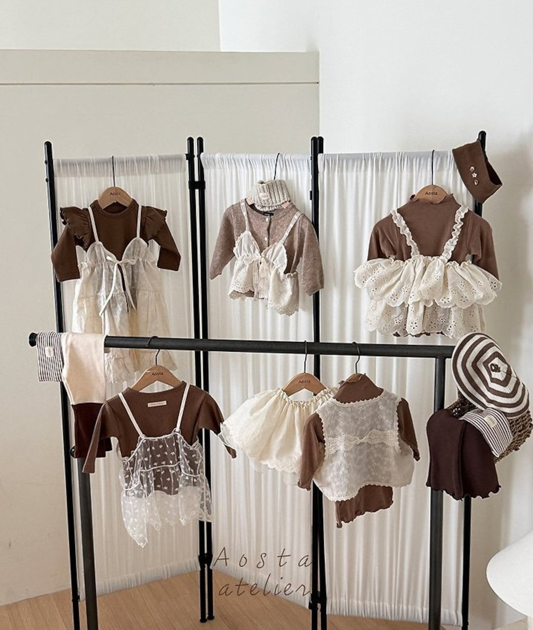 [AOSTA]Lace Cancan Blouse