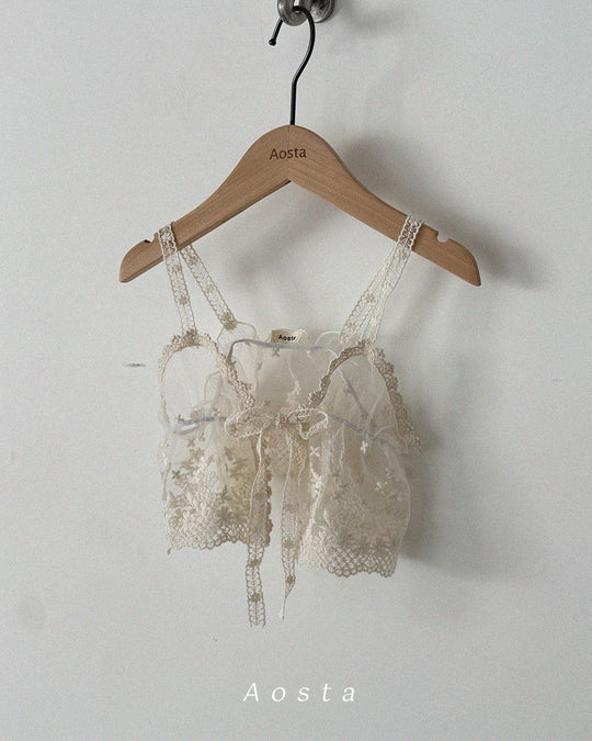 [aosta]lace open bustier