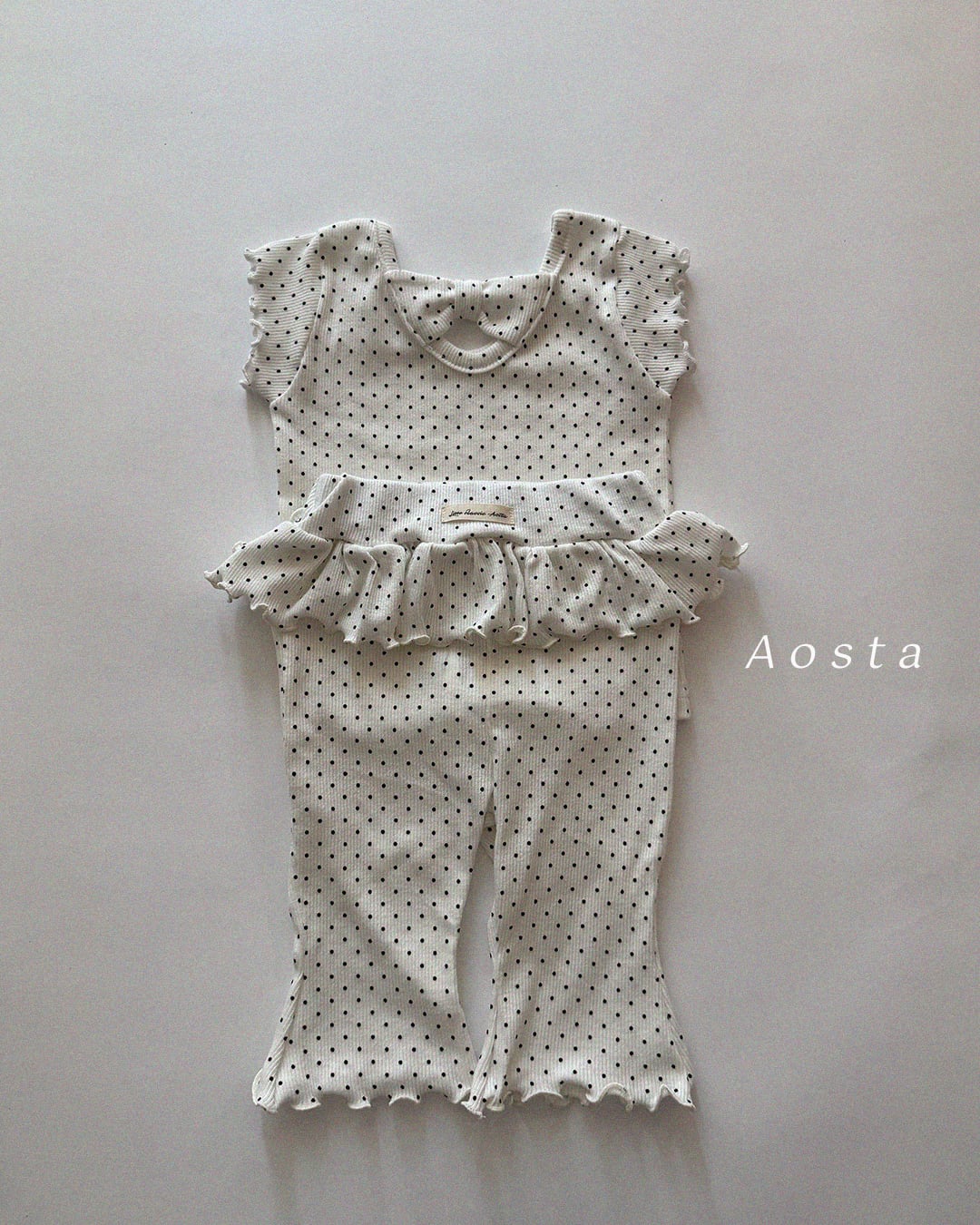 [aosta]kiki frill pants
