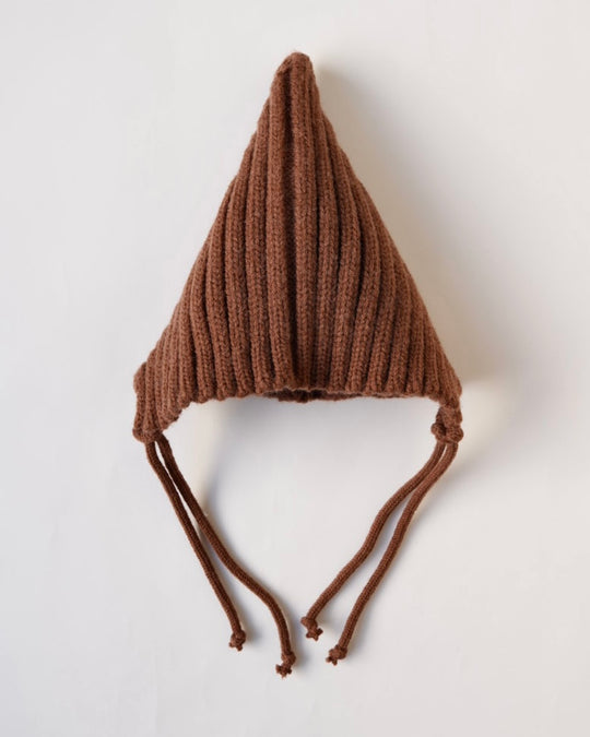 とんがりリブニットボンネ