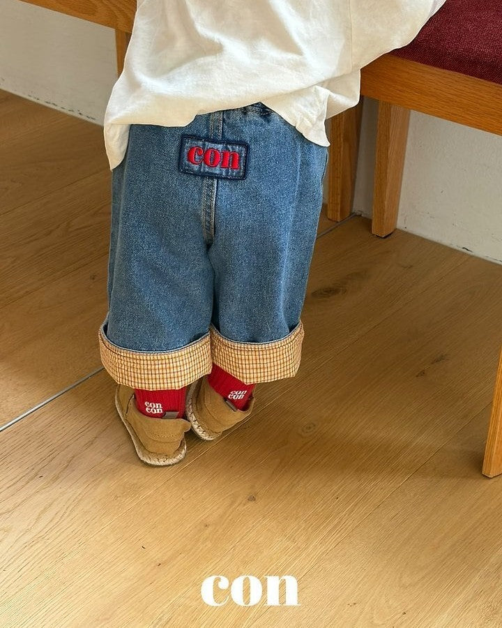 [con]Washed Roll-Up Denim