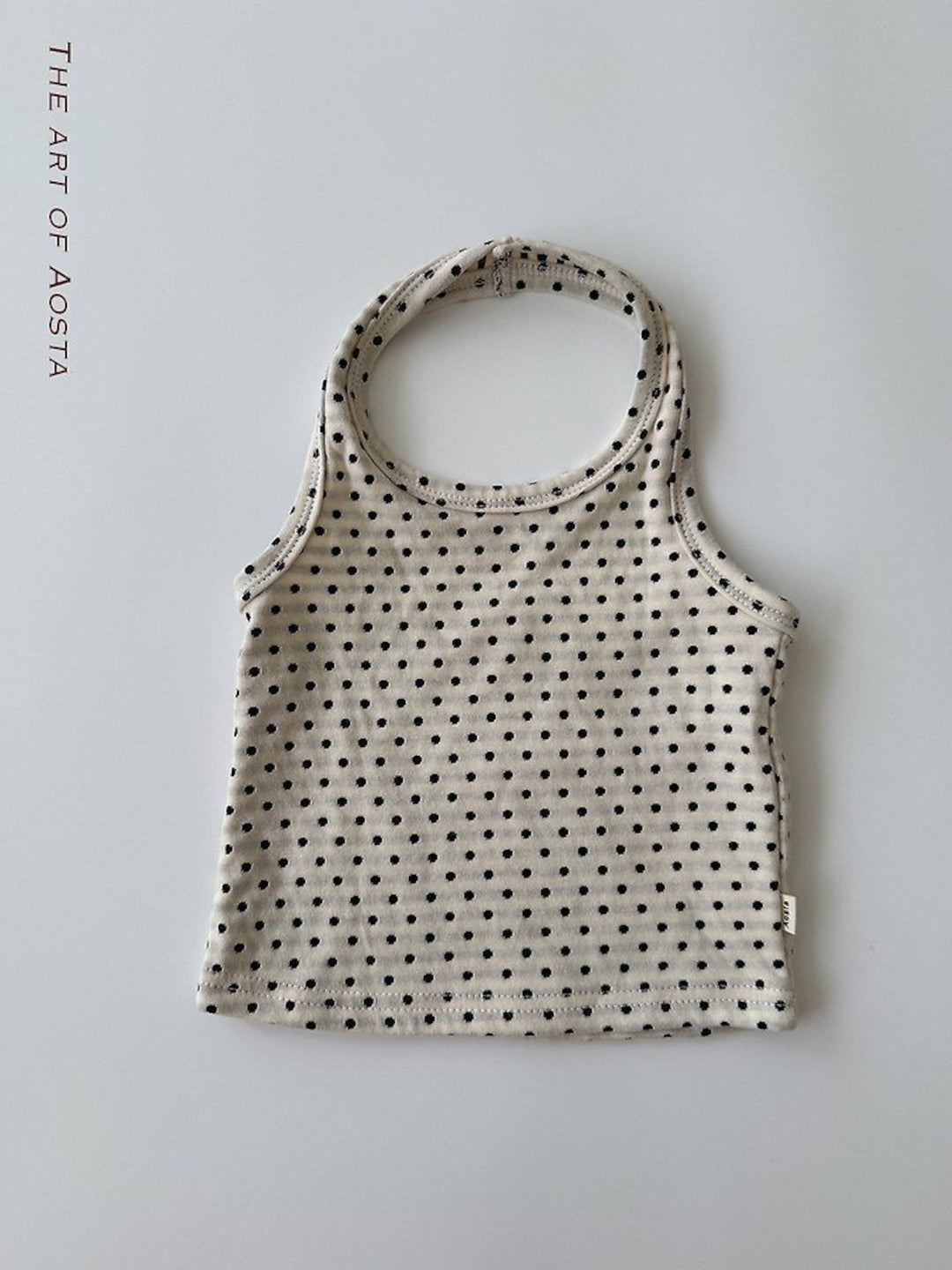 [AOSTA]Choco Chip Halter Neck