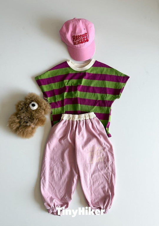 [TinyHiker]willy border striped T