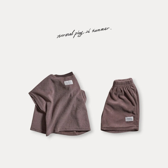[NORMAL PLAY]terry 4short pants
