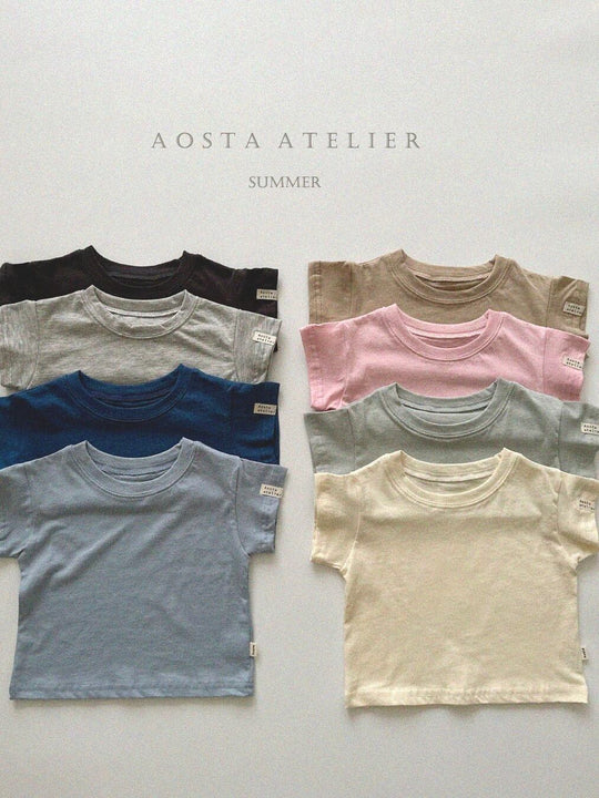 AOSTAライトプレーンTシャツ