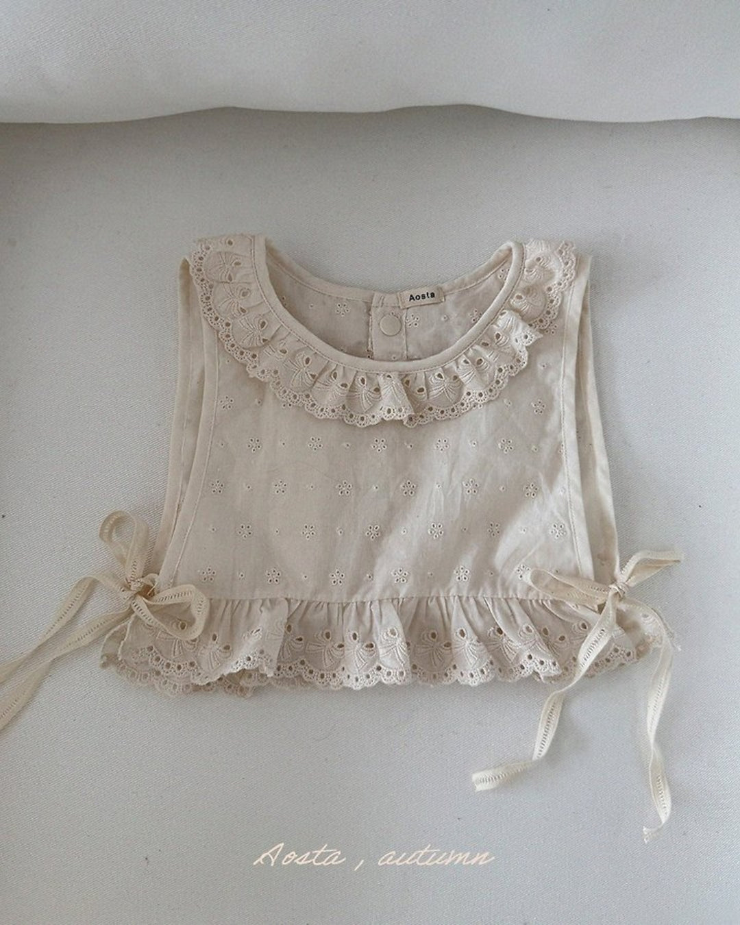 [AOSTA]Lace Olivia Vest