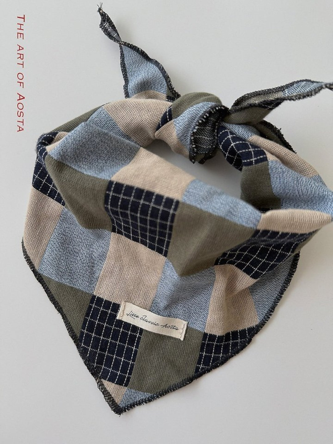 [AOSTA]Patchwork Scarf