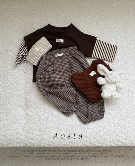 [AOSTA]Mocha Balloon Pants
