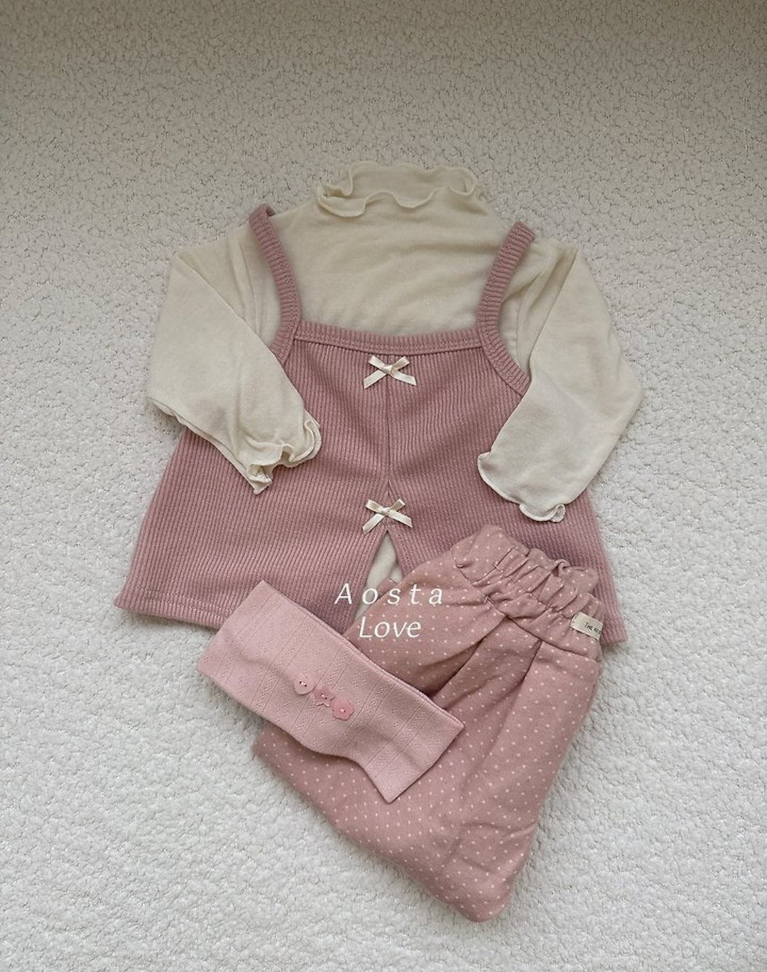 [AOSTA]Milk Dot Pants