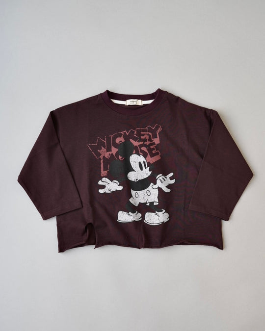 MickeyカットオフワイドロンTee