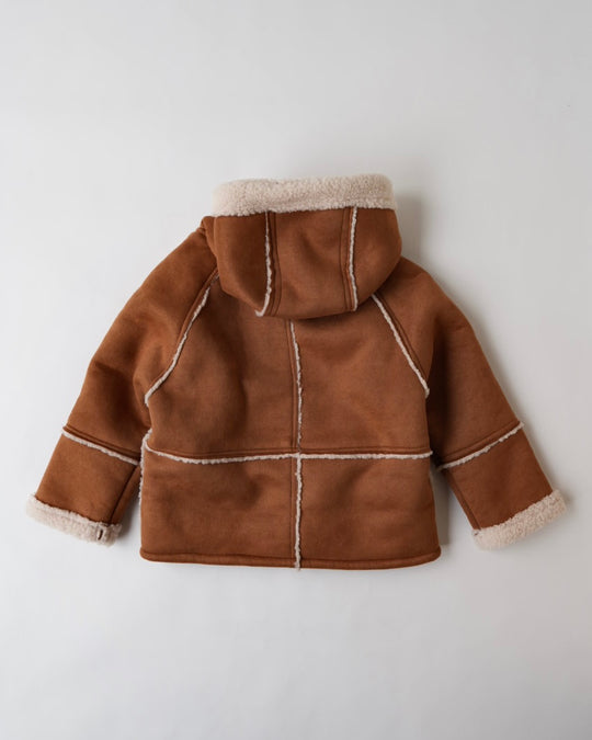 ムートンボアフーディジャケット