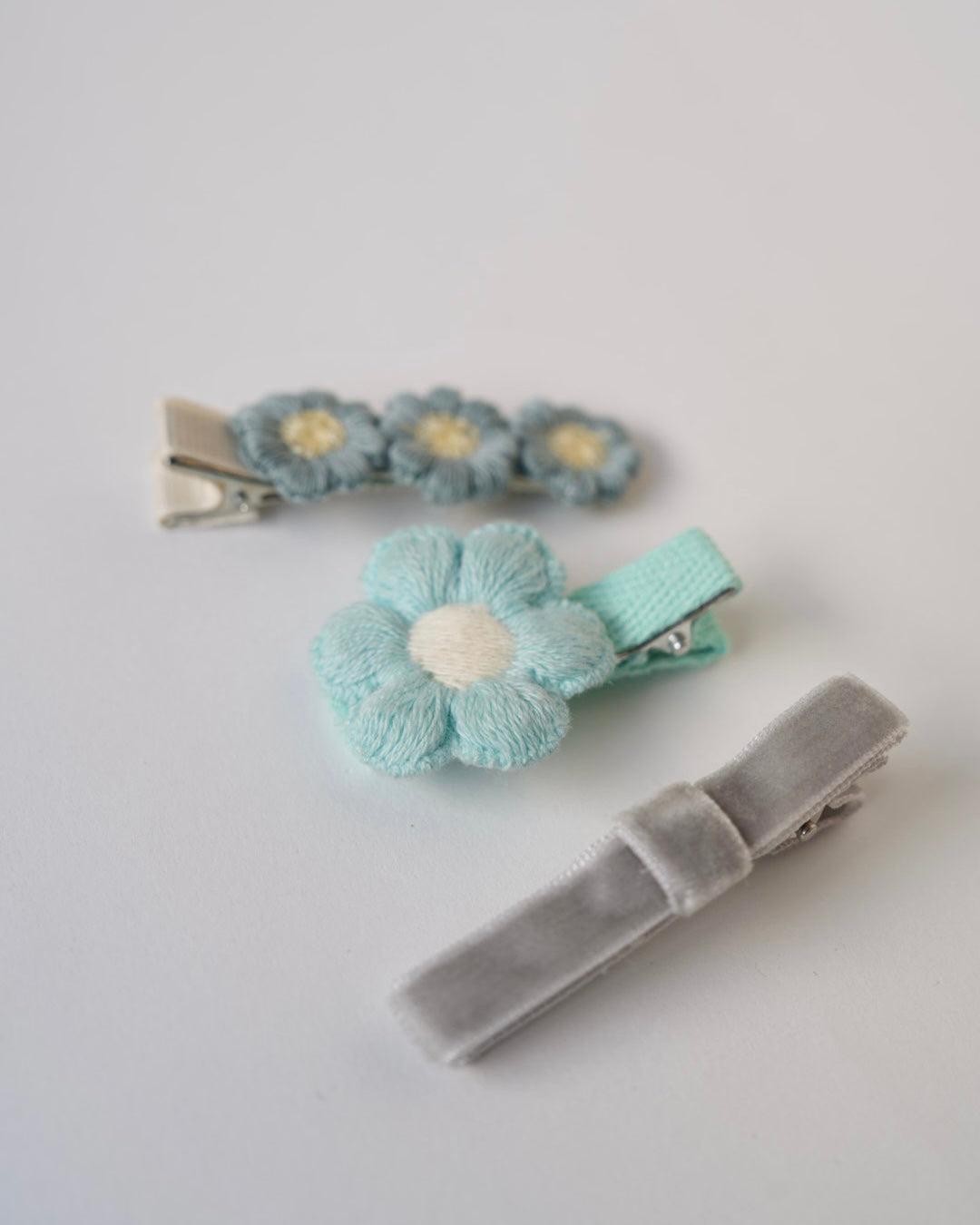 ベロアリボンクリップセット