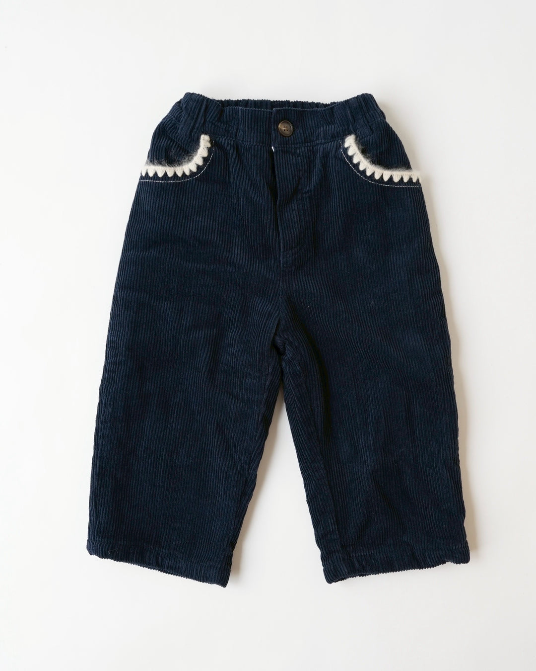 ステッチコーデュロイ裏起毛パンツ