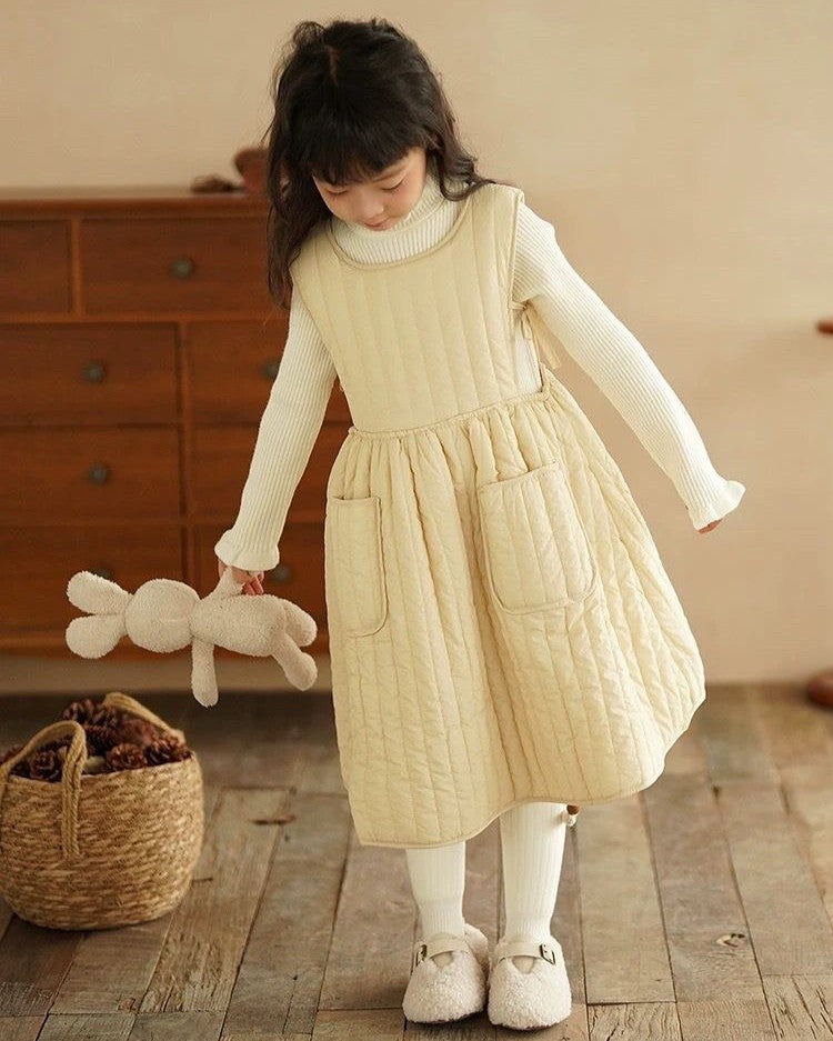 キルティングN/Sワンピース