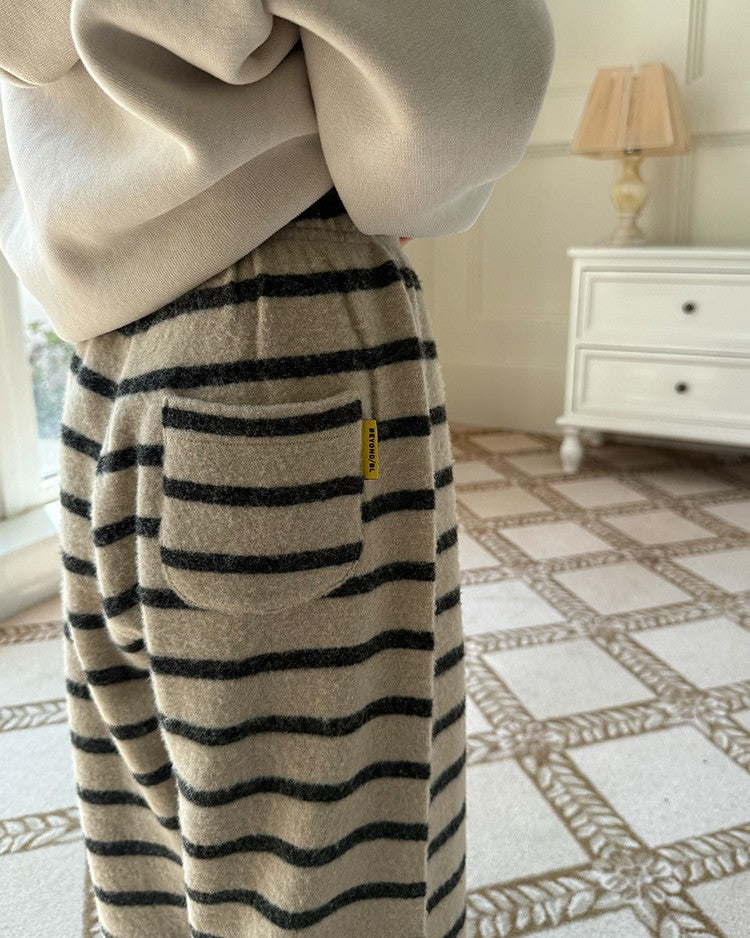 フランネルボーダーパンツ