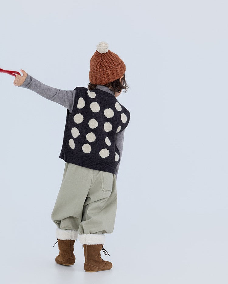 カーブ裏起毛パンツ