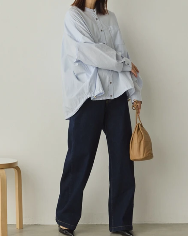 ハイウエストデニムパンツ