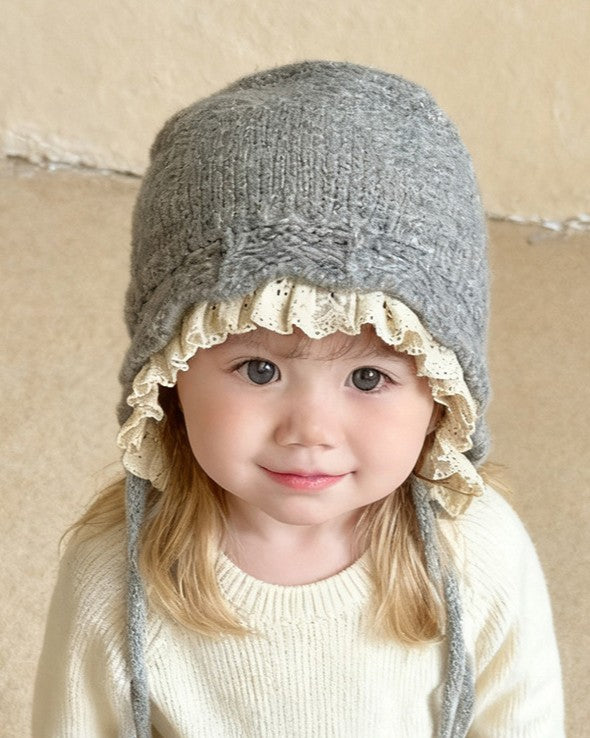 フリルニットボンネ