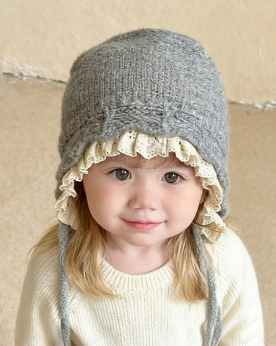 フリルニットボンネ