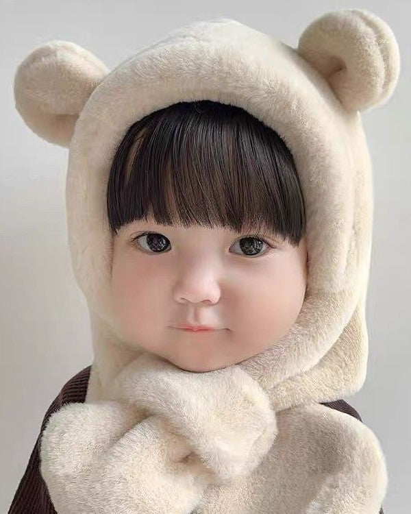 くまさんファーフーディー