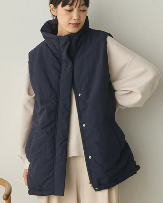 撥水加工ステッチレスベスト