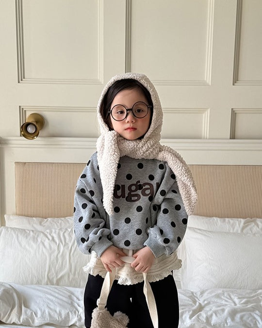 ドットロゴ裏起毛スウェット