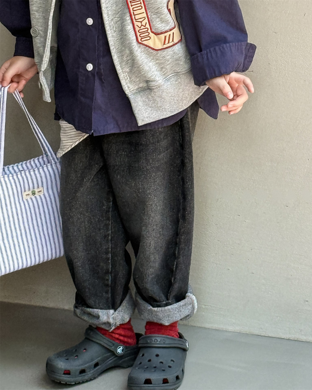 テーパードウォッシュデニム